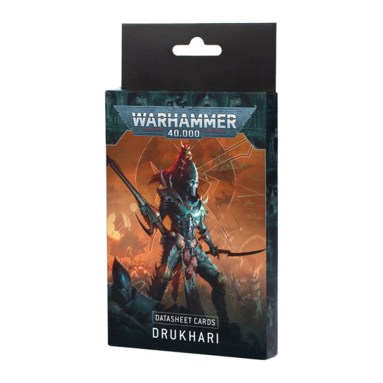 Warhammer 40,000: Drukhari Datacards – Karty jednostek Mrocznych Eldarów (EN)